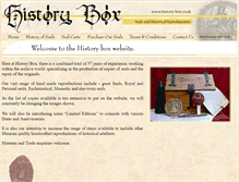 Tablet Screenshot of history-box.co.uk